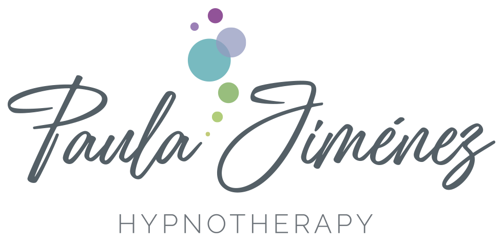 Main official logo of Paula Jimenez, clinical hypnotherapy and subconscious transformation.